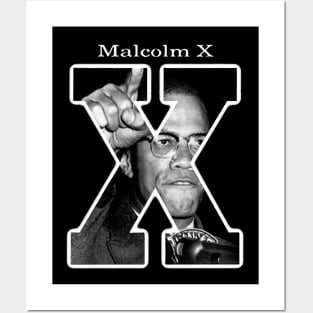 Malcolm X Posters and Art